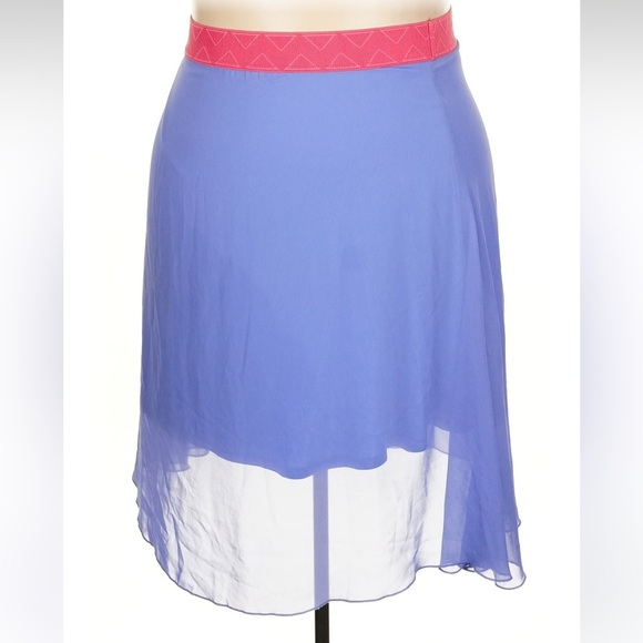 LuLaRoe LoLa Periwinkle A-Line Midi Skirt Women’s Plus Size 2X 2XL XXL - Picture 1 of 5